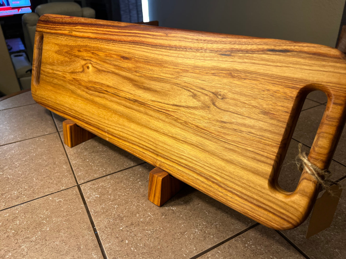 Canarywood 24-1/4" X 7-3/4" X 1" Serving Board