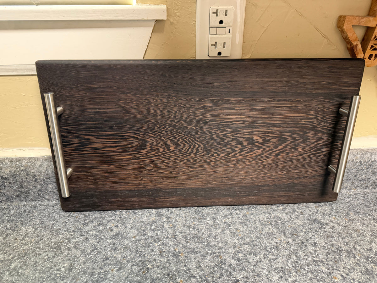 18-1/2"X9-1/2"X15/16" African Wenge Serving Board