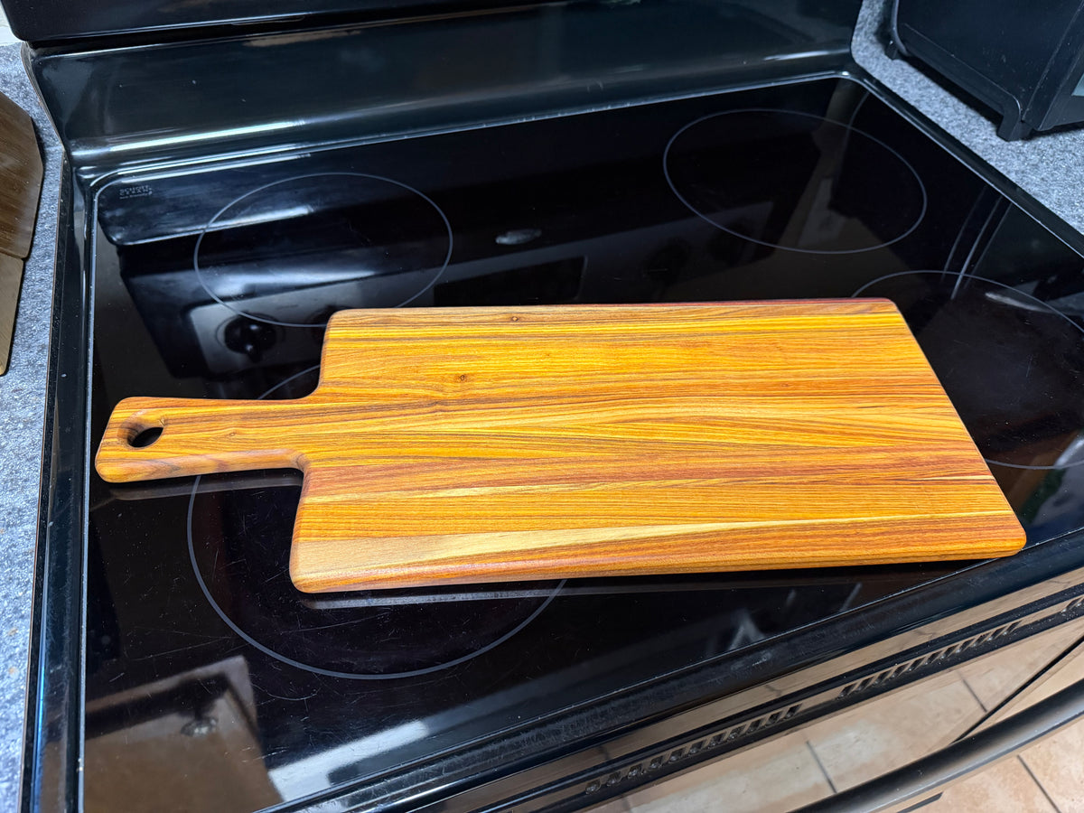 19-3/4"X8"X5/8" Canarywood Serving Board