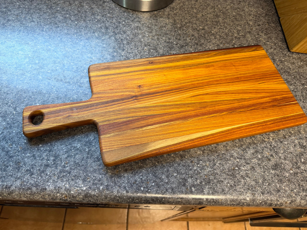 19-3/4"X8"X5/8" Canarywood Serving Board