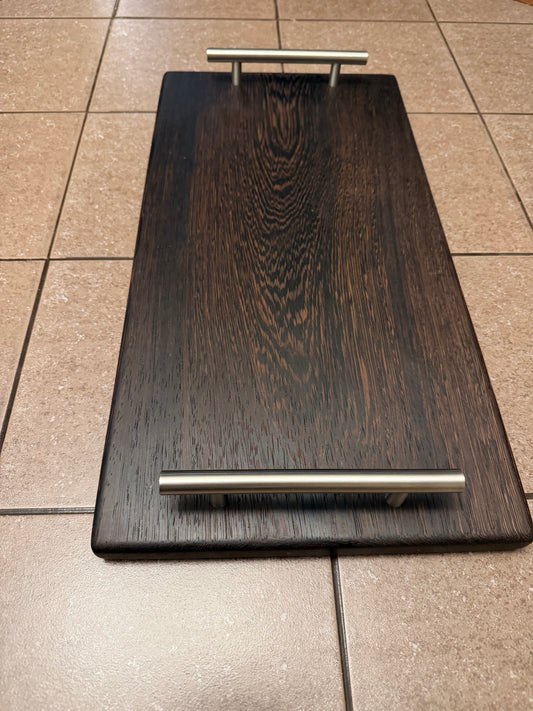 18-1/2"X9-1/2"X15/16" African Wenge Serving Board