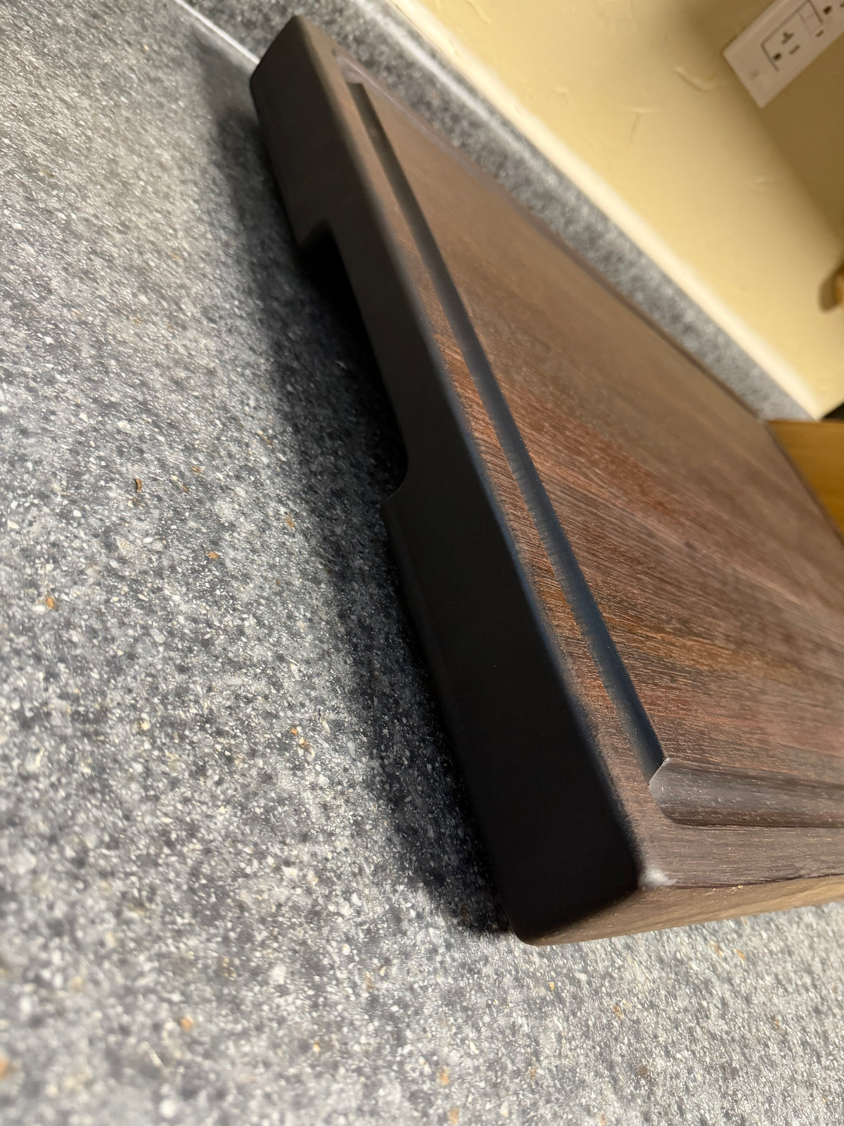 24"X18"X2" Peruvian Walnut Edge Grain Cutting Board w/Juice Groove
