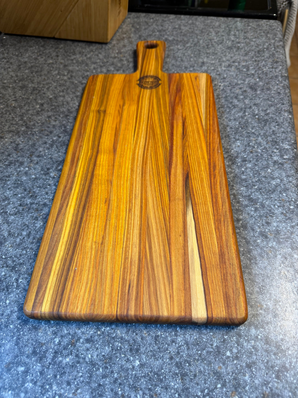 19-3/4"X8"X5/8" Canarywood Serving Board