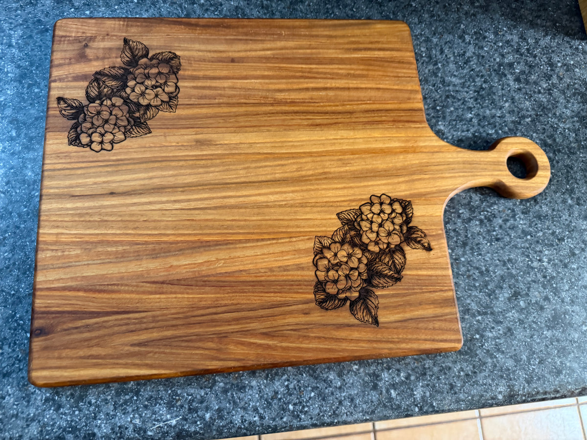17"X12"X 11/16" Canarywood Serving Board