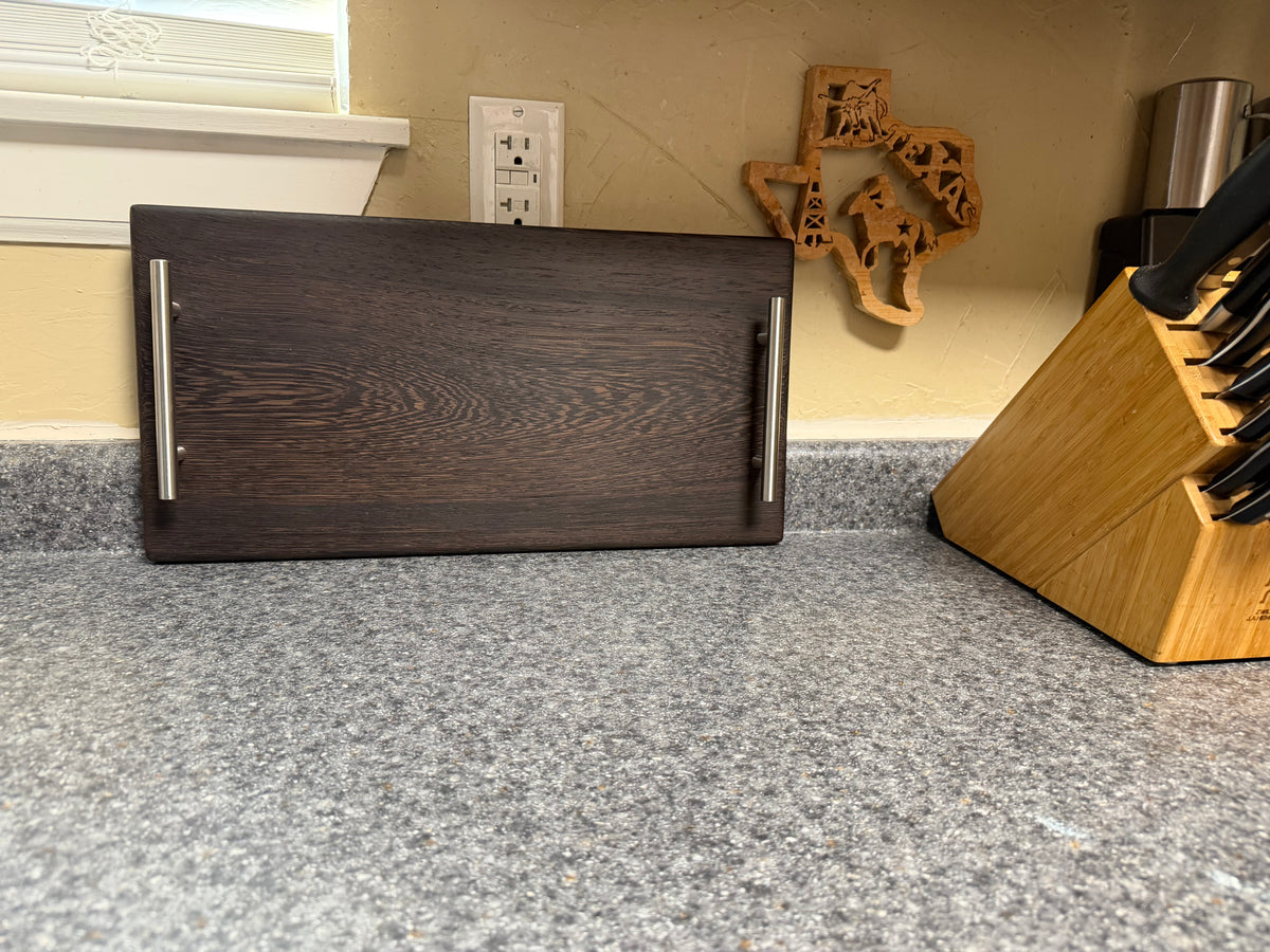 18-1/2"X9-1/2"X15/16" African Wenge Serving Board