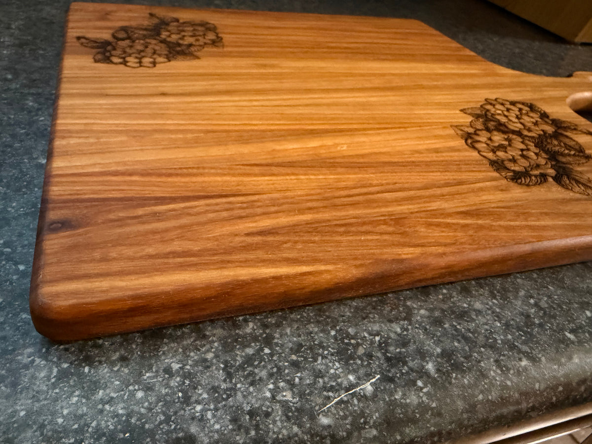 17"X12"X 11/16" Canarywood Serving Board