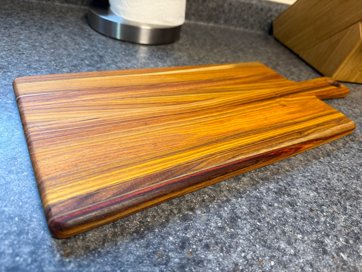 19-3/4"X8"X5/8" Canarywood Serving Board