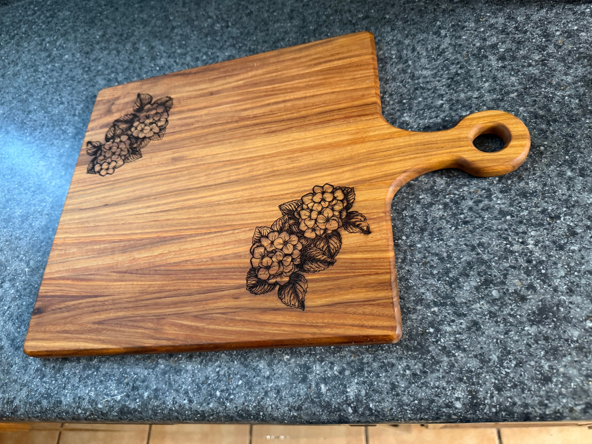 17"X12"X 11/16" Canarywood Serving Board