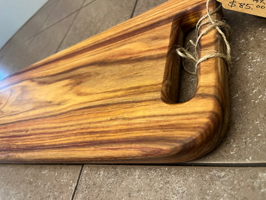Canarywood 24" X 7-3/4" X 1" Serving Board