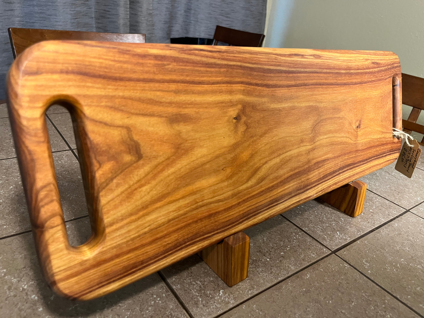 Canarywood 24" X 7-3/4" X 1" Serving Board