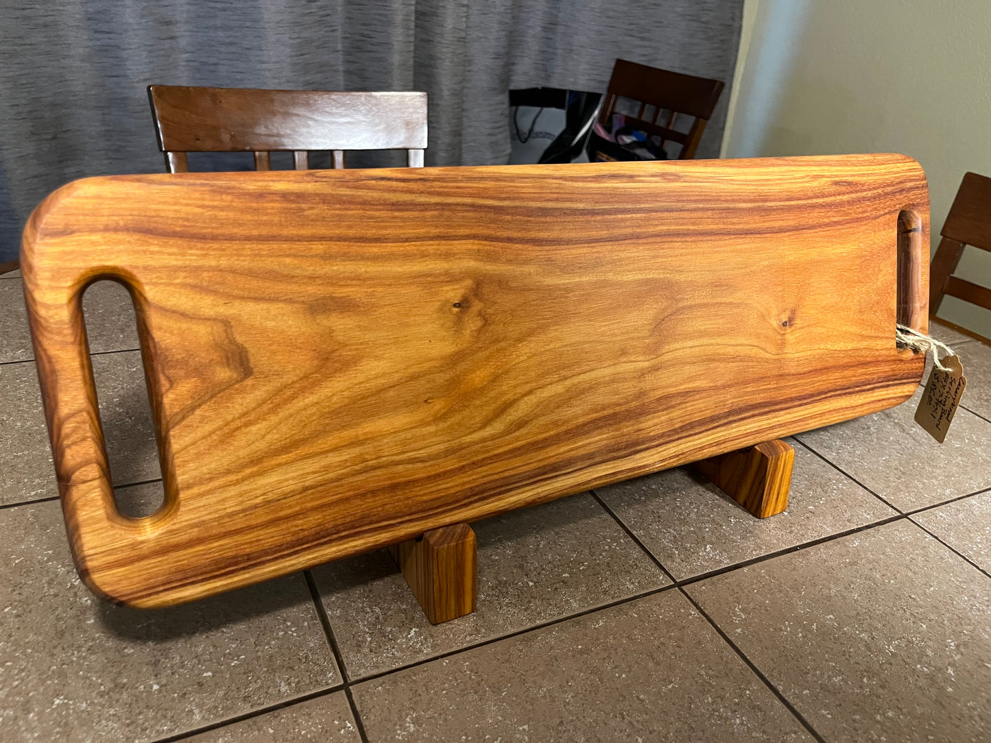 Canarywood 24" X 7-3/4" X 1" Serving Board