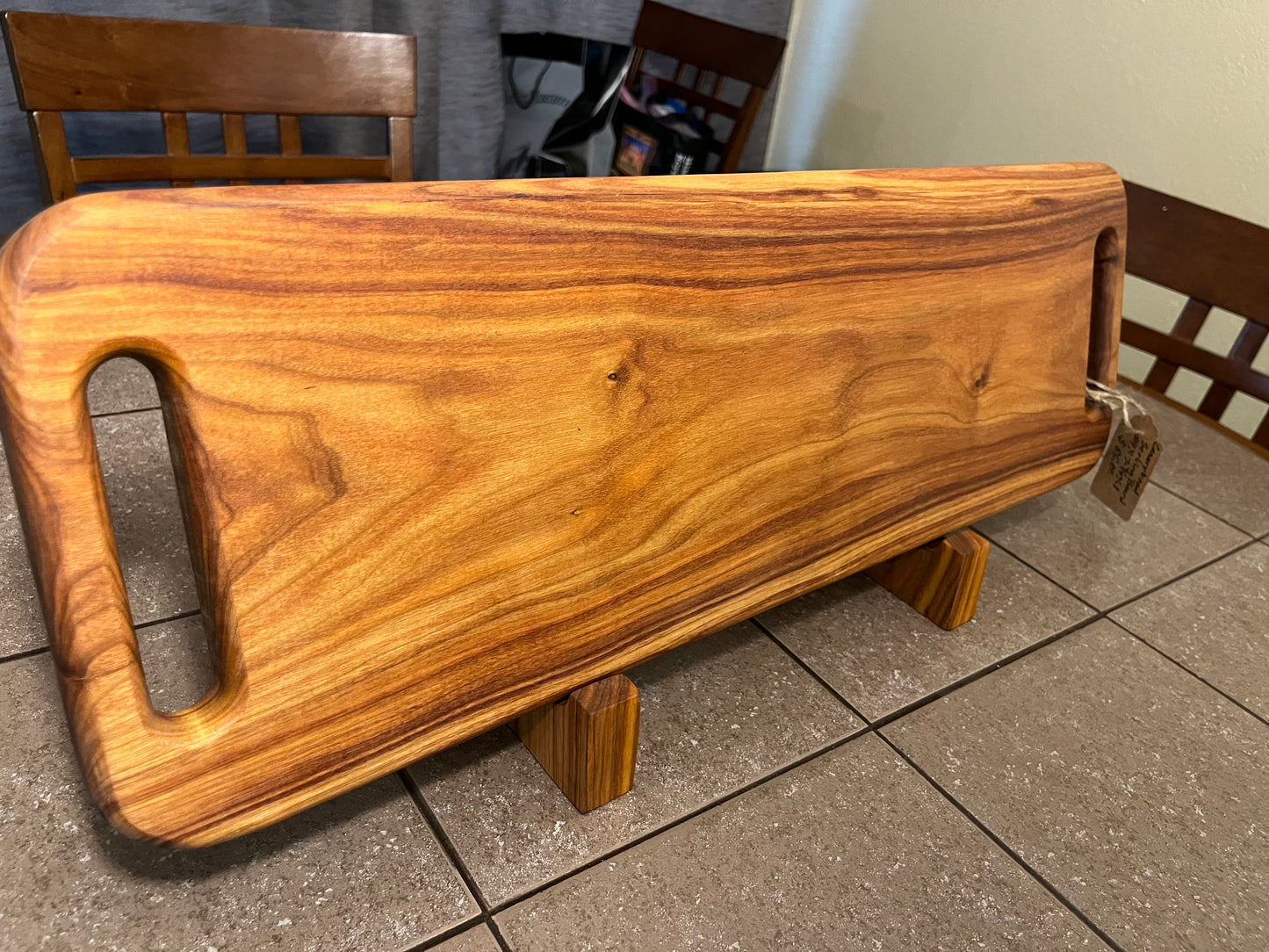 Canarywood 24" X 7-3/4" X 1" Serving Board