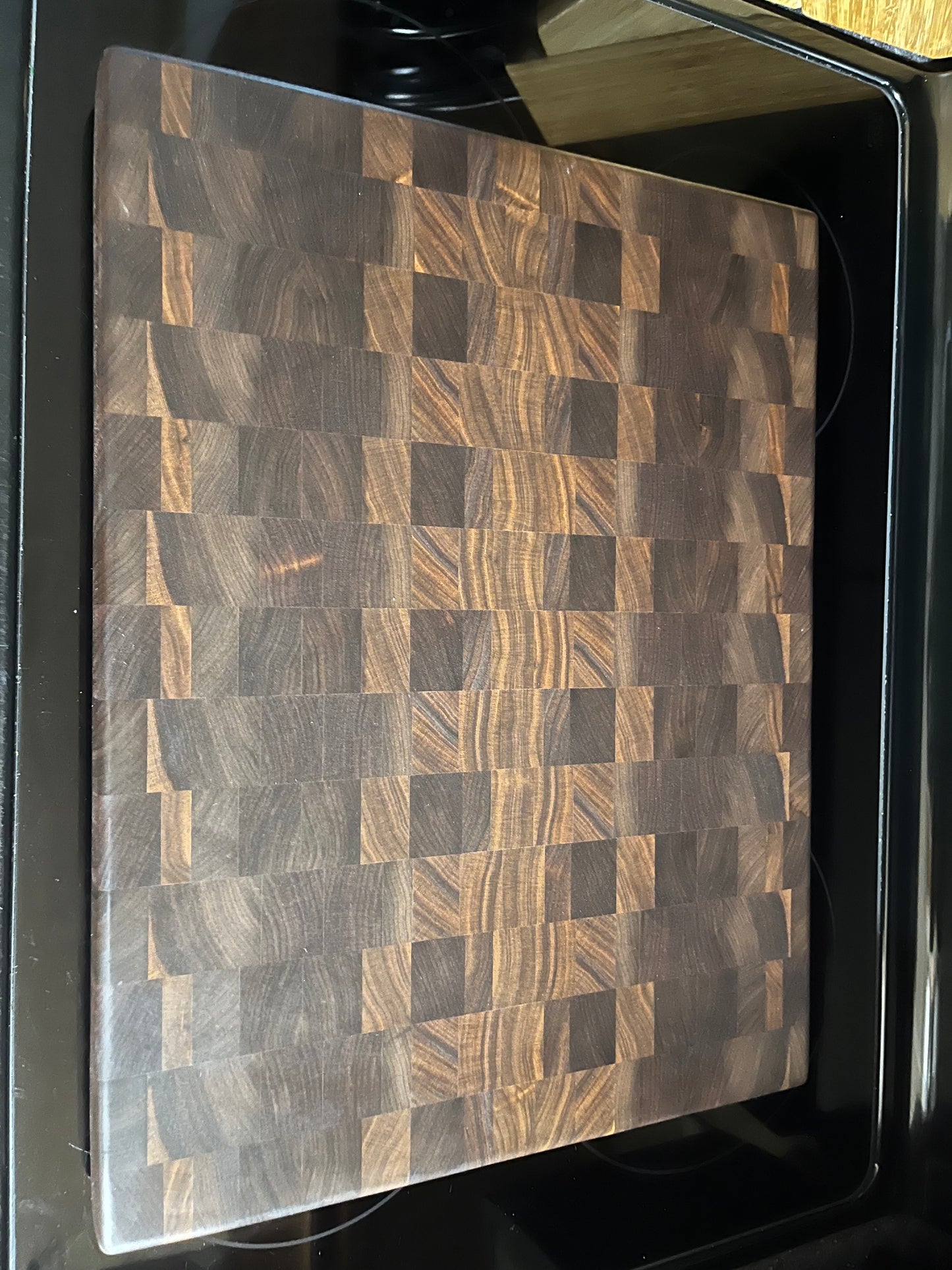 19"X14-5/8"X1-1/2" Walnut End Grain Cutting Board