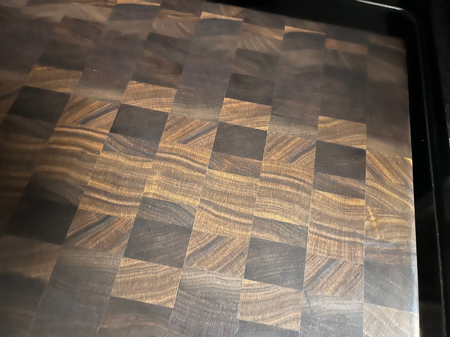 19"X14-5/8"X1-1/2" Walnut End Grain Cutting Board