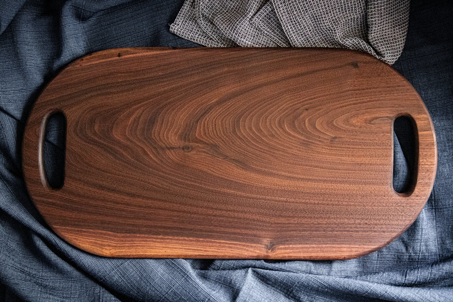 Walnut Charcuterie Serving Board 23-1/2"X12"X3/4"