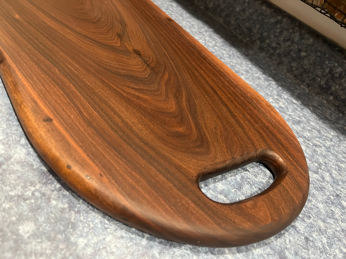 Walnut Charcuterie Serving Board 23-1/2"X12"X3/4"